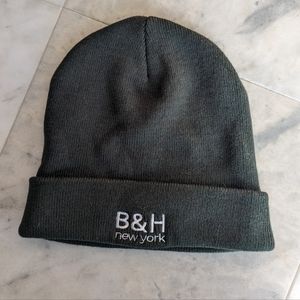 B&H Retro Unisex Beanie Hat / Dark Green
